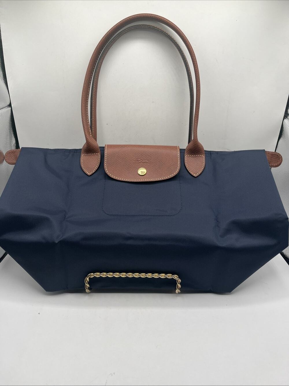 LONGCHAMP Le Pliage Type M Medium Travel Tote Marine NAVY BLUE AUTHENTIC NWOT